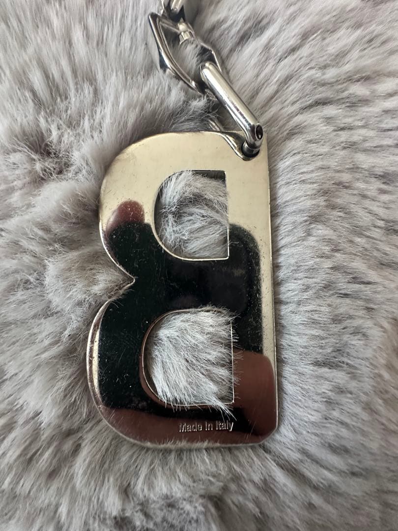 最終値下げ　Berluti　ベルルッティ　Bロゴ　バッグチャーム　キーホルダー