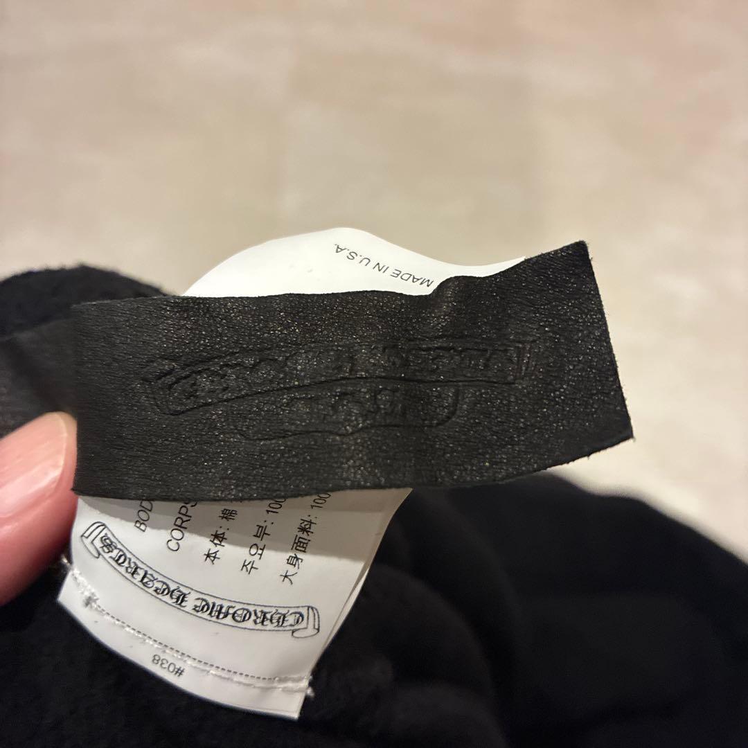 CHROME HEARTS ブラックショートパンツ　スウェット