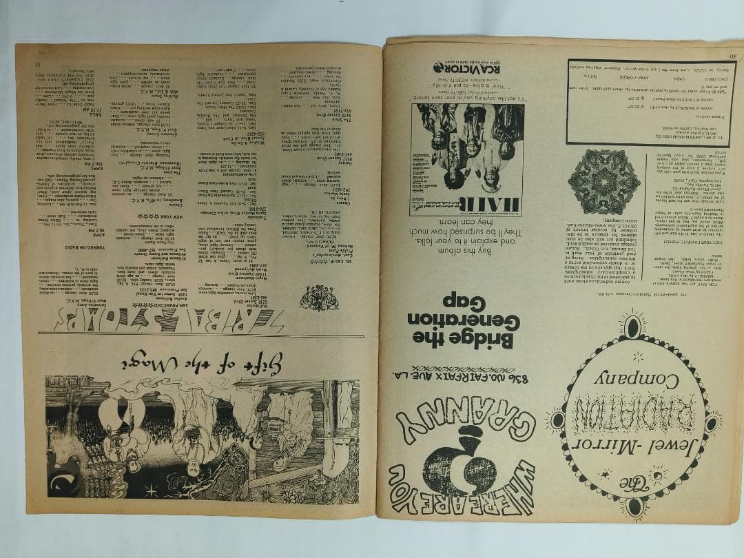 oracle オラクル1967年　ヒッピー　サイケ　アングラ　新聞紙