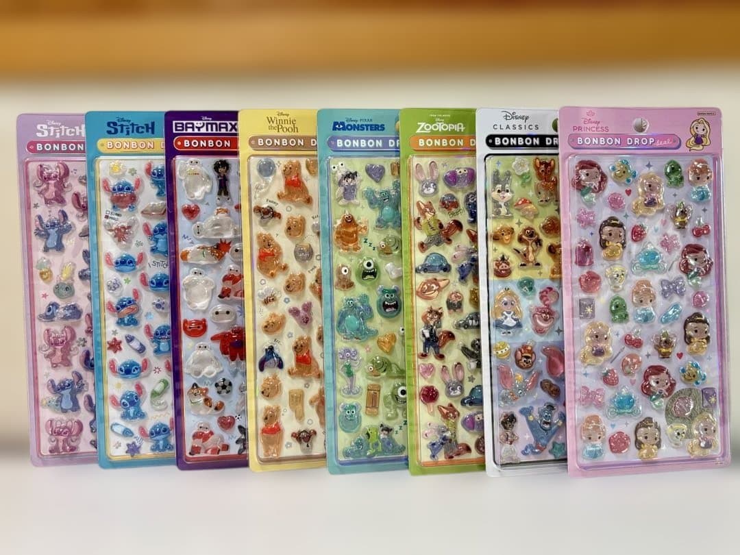 ボンボンドロップシール ディズニー　第2弾 全種 コンプリートセット