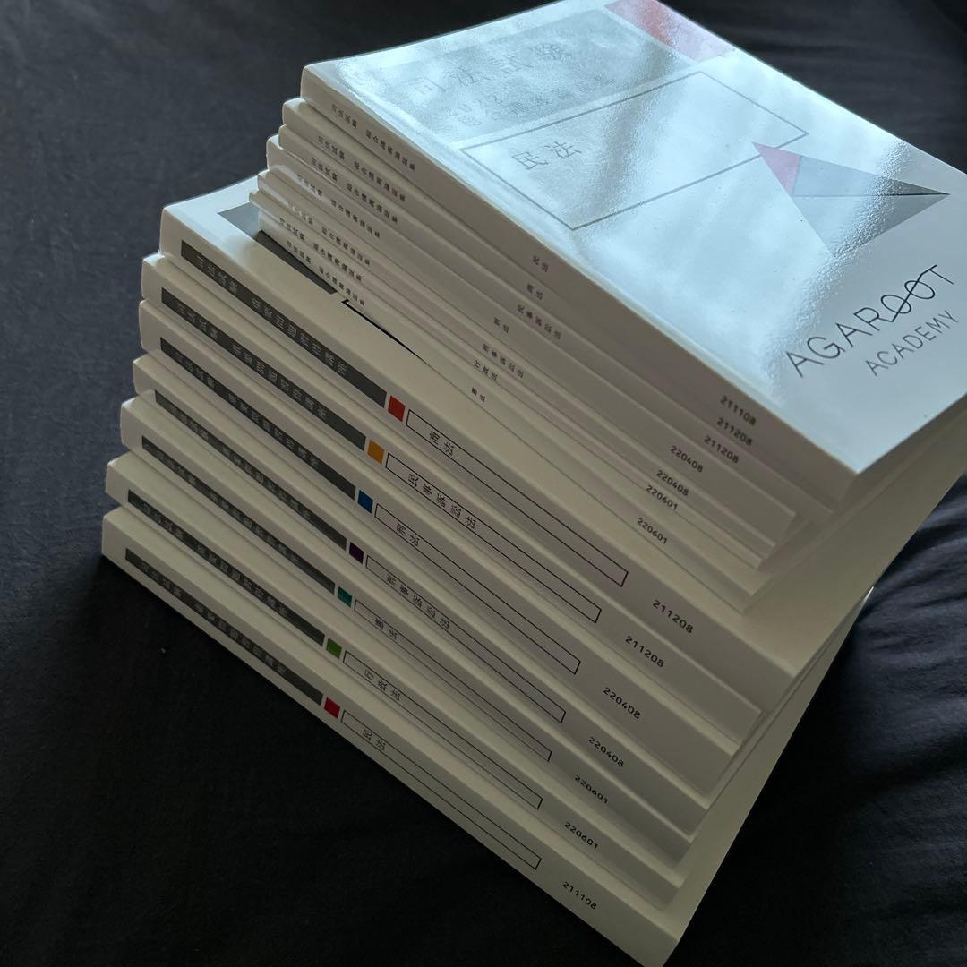 アガルート　重要問題習得講座 論証集の使い方　セット