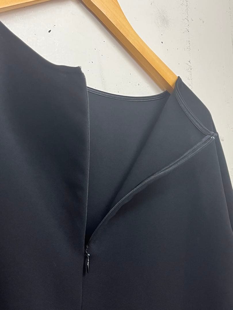 EVERYDAY I LIKE 24SS ジップスリーブ ブラウス ボートネック