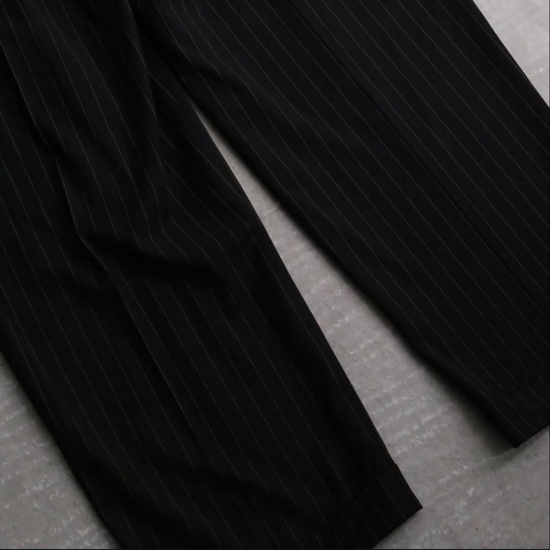 パンツ 1980-90s pin stripe 2tuck slacks