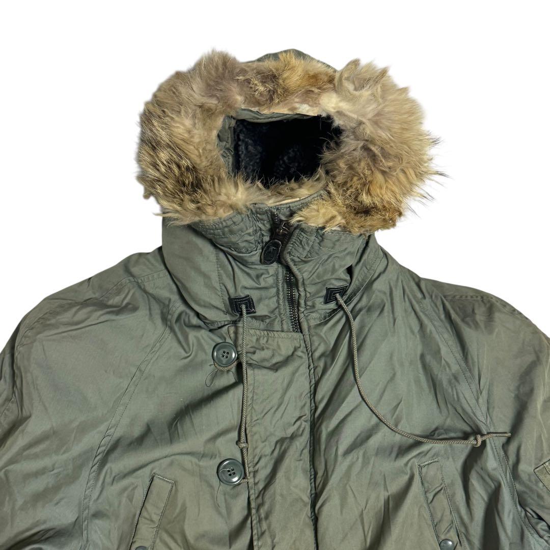 60s USAF N-3B フライトジャケット LARGE ミリタリーカーキ