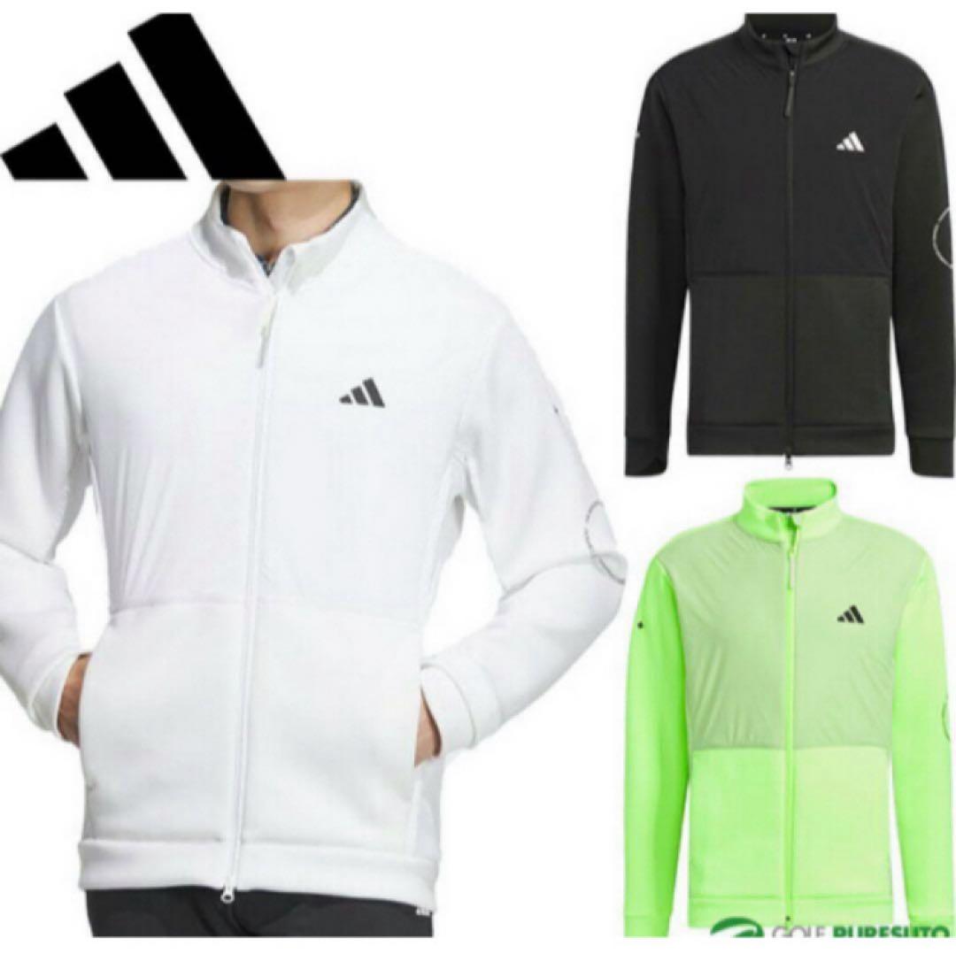 送料無料 新品 adidas GOLF ダンボールニット フルジップ M WT