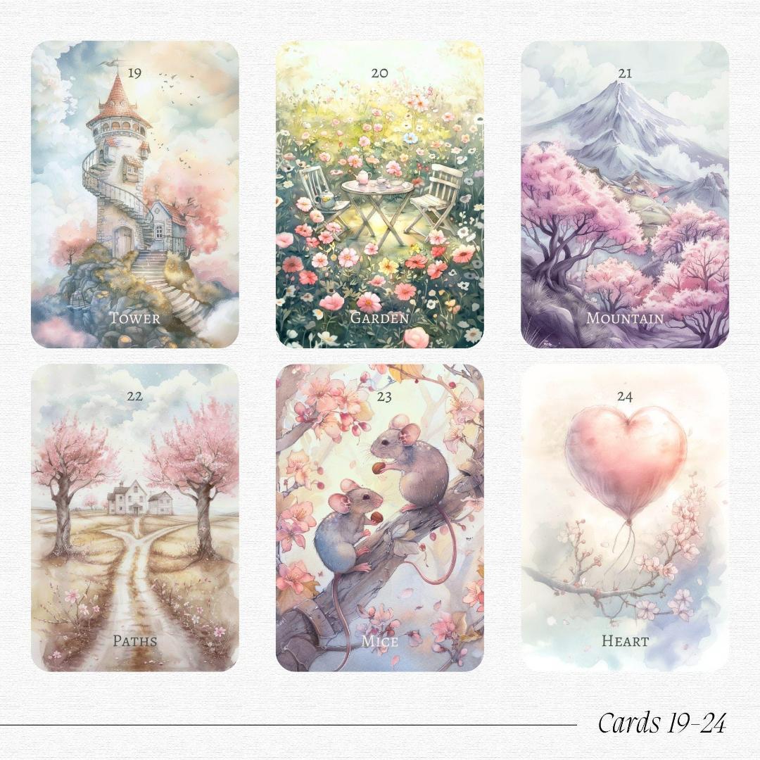 再入荷なし【正規品ルノルマンカード】甘くて優しいアートワーク✨ドゥルセカラー