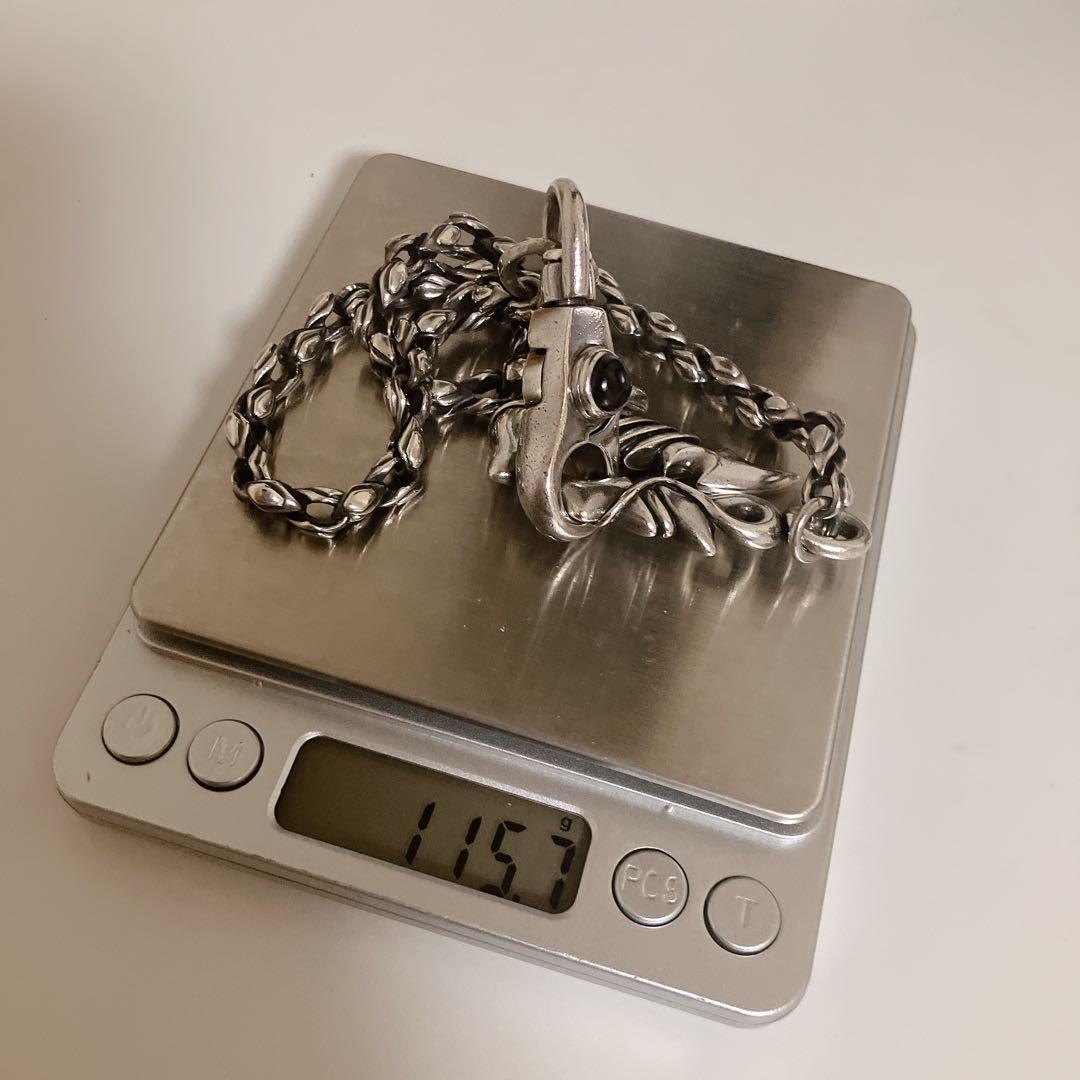 シルバー925製 重厚 ウォレットチェーン silver 115g