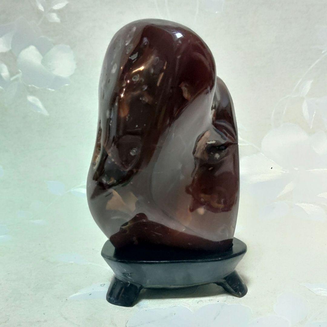 水石　瑪瑙　メノウ　アゲート　天然石　原石　ミ10