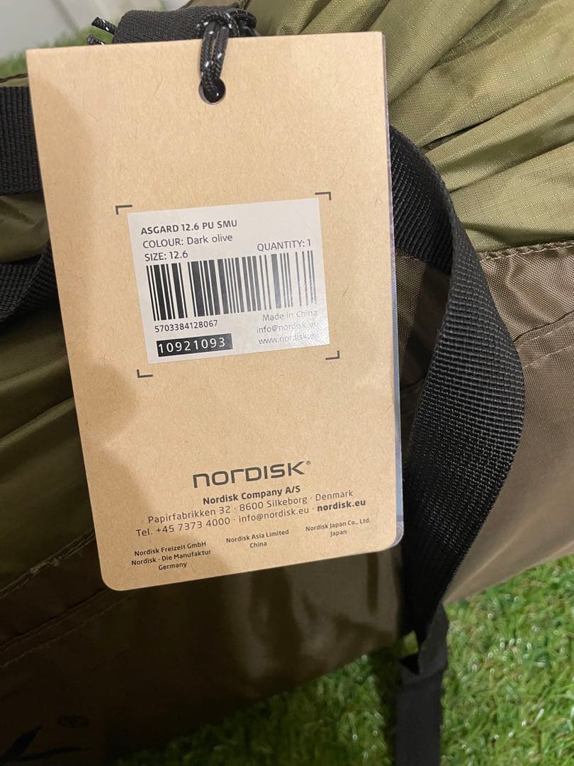 新品　ノルディスク　Asgard 12.6 PU Dark Olive 6人用