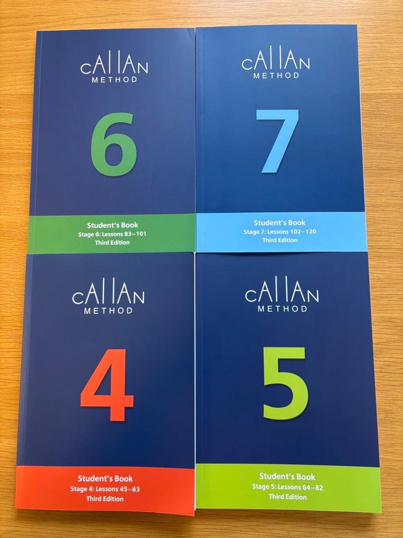 Callan Method 学生用ブックセット 第3版　3rd Edition