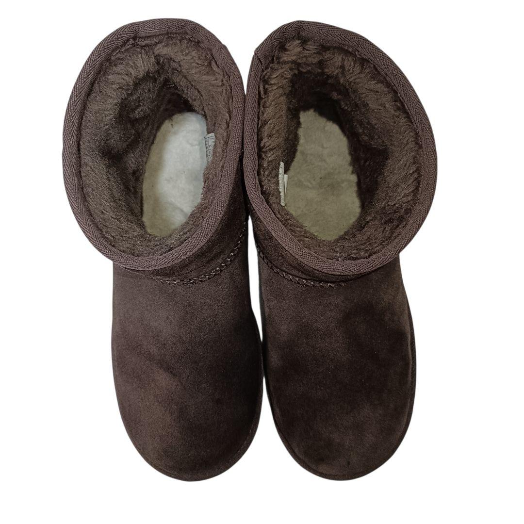 アグ　クラシック ミニ プラットフォーム24㎝　ブラウン　厚底　ファー　ムートン