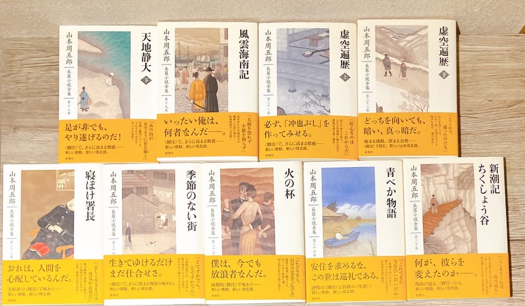 山本周五郎長篇小説全集 25冊セット 長編小説全集 さぶ,ながい坂, 火の杯など