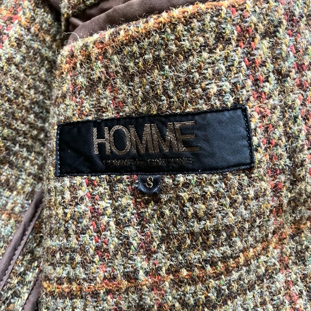 80’s COMME des GARCONSデカオム ハリスツイードジャケット