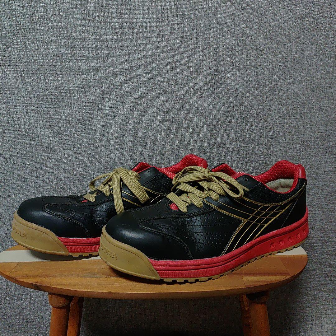 DIADORA 安全靴 黒/赤 27.5cm EEE