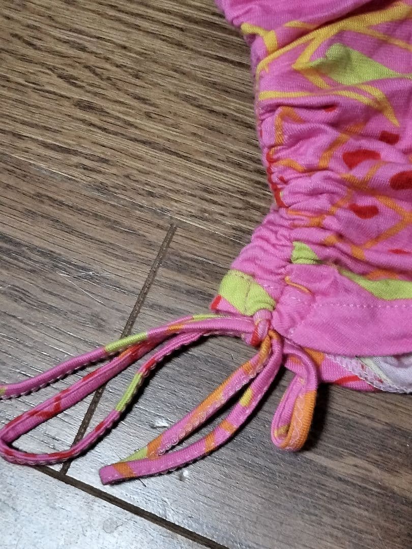 未使用　Bluemarine フルーツ柄 ストレッチキャミタンクトップ 38