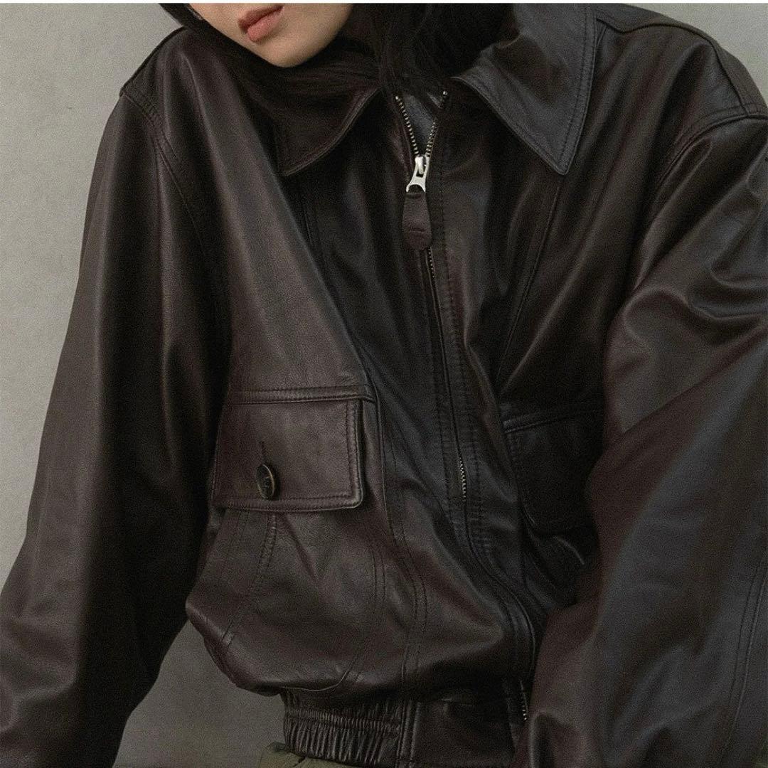 ジャケット・アウター OHOTORO A2 Lambskin Jacket