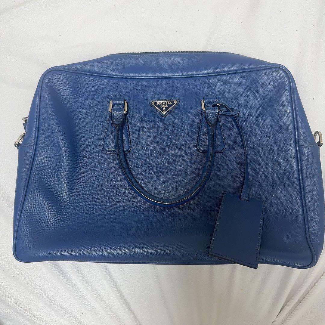 PRADA ネイビー ビジネスバッグ