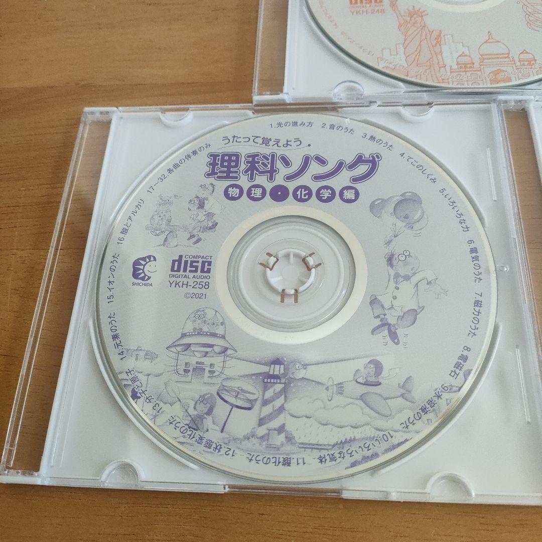 七田式　理科・社会科ソング CD 5枚セット