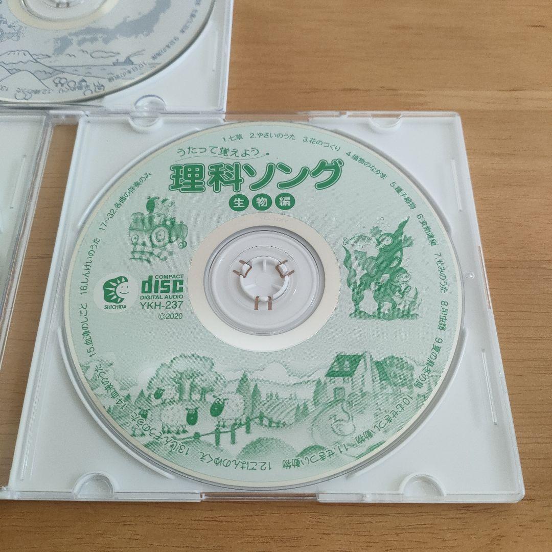 七田式　理科・社会科ソング CD 5枚セット