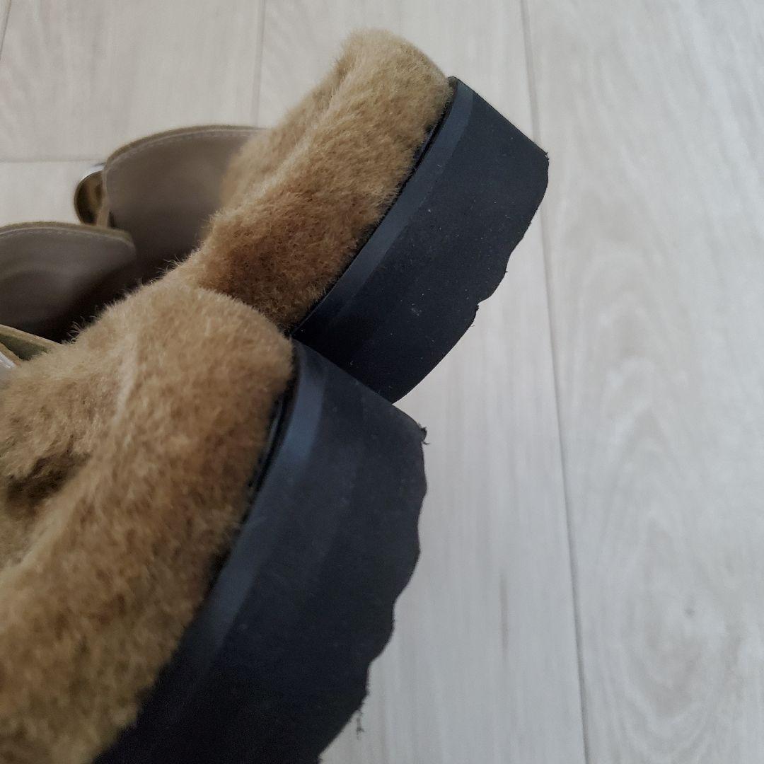 ゆう【MOHI…】スエードビッグベルトボストンサンダル