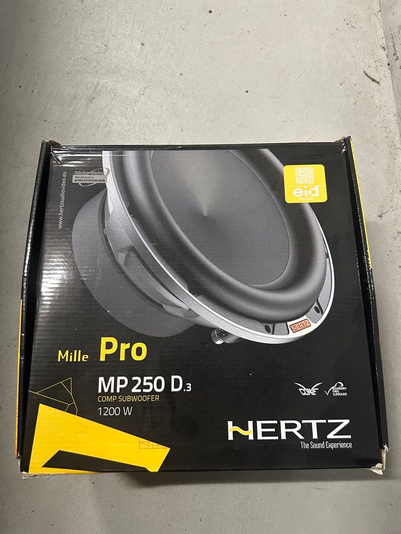 最終値下げ HERTZ サブウーファー スピーカー