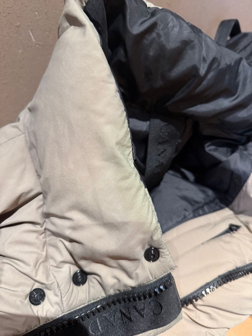 カナダグース　ブラックレーベル　エバレットパッファー