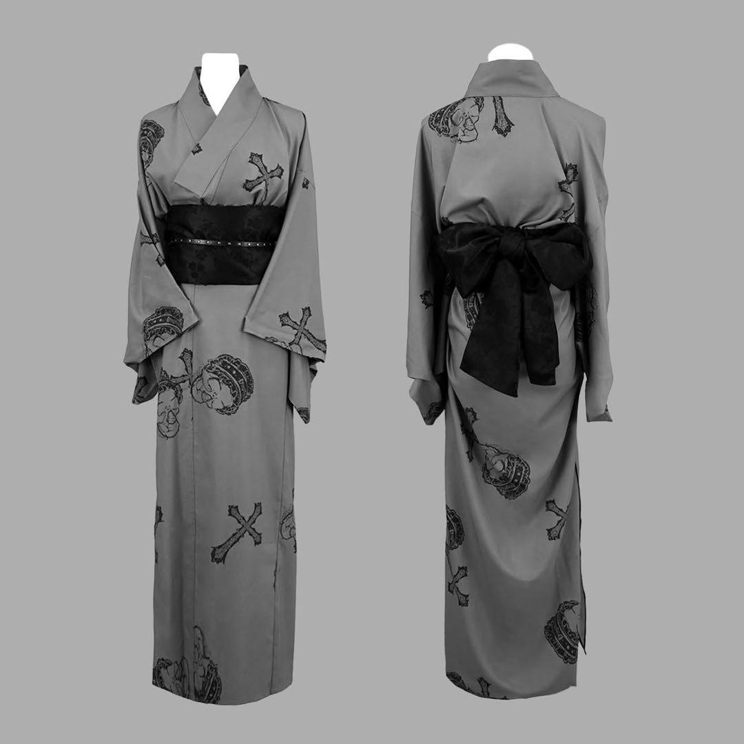 DimMoire ディムモアール 浴衣 レース グレー