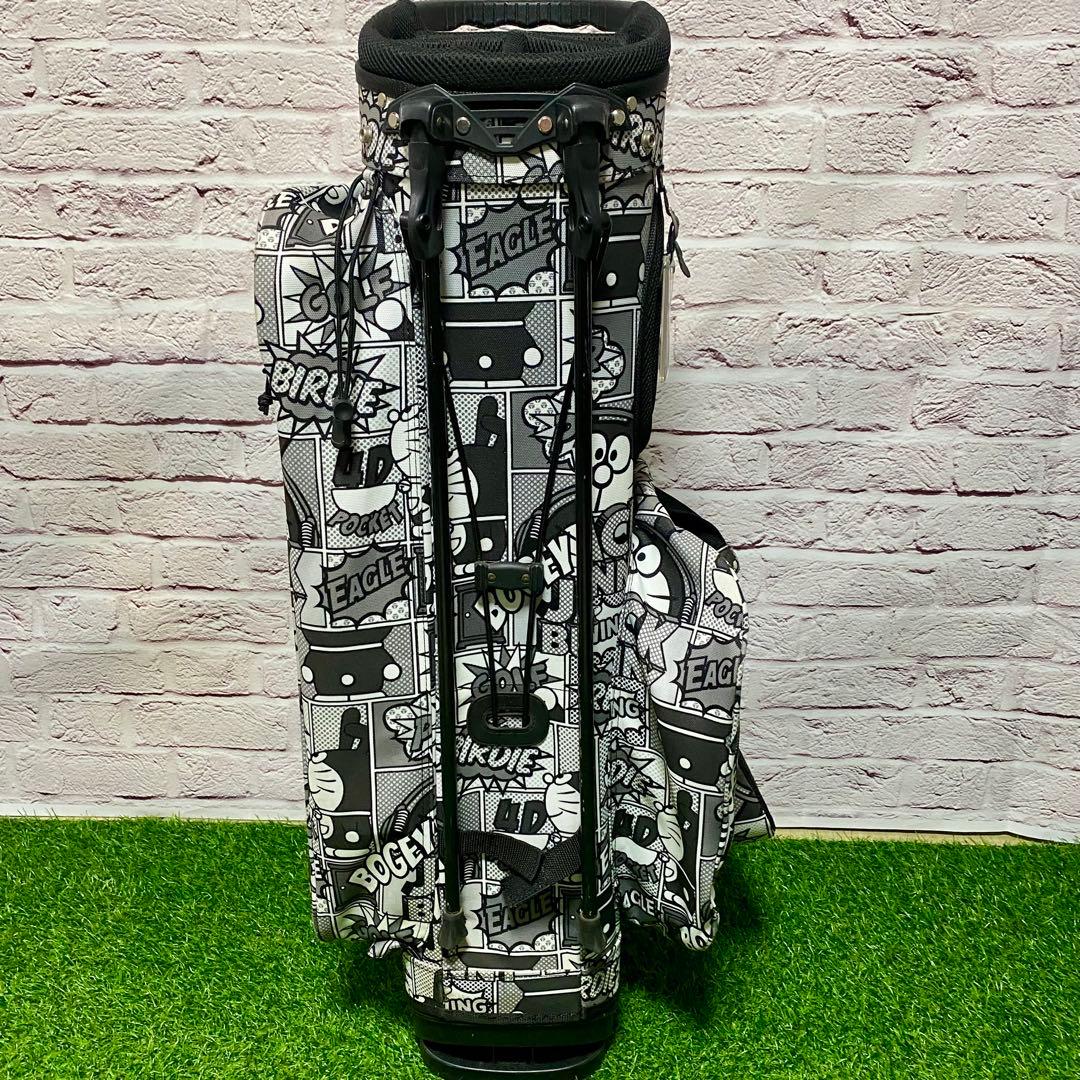 JACK BUNNY ジャックバニー キャディバッグ ドラえもん 白黒