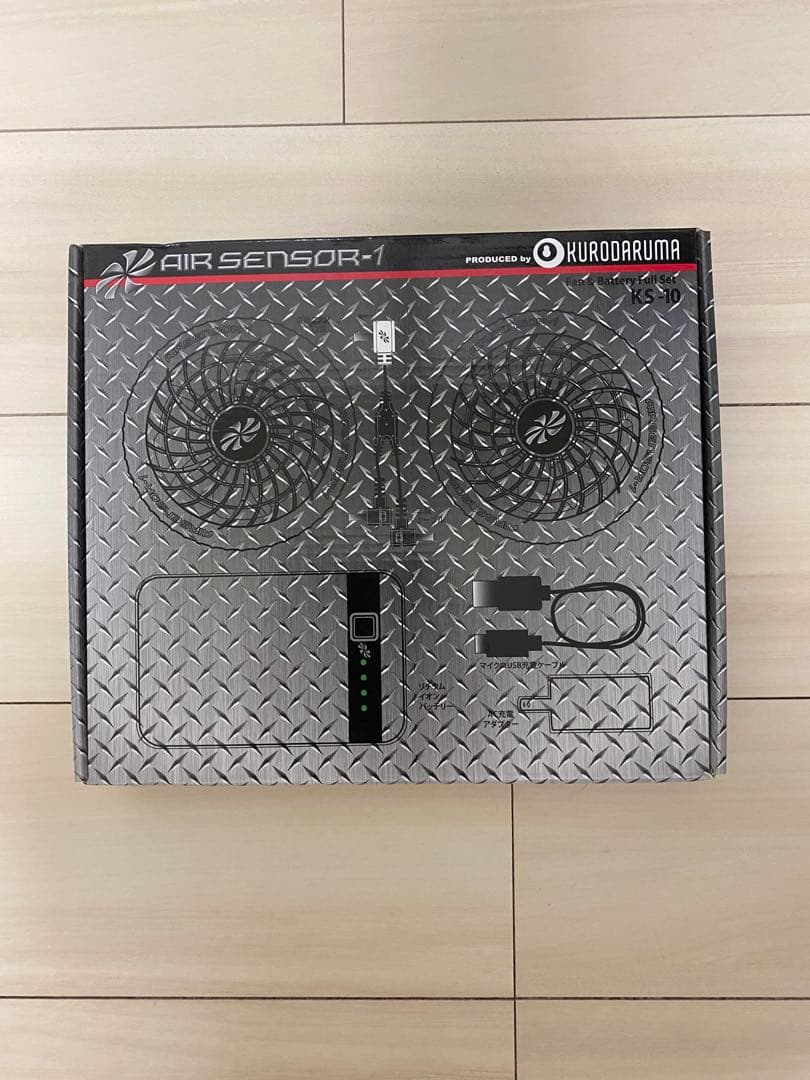 ログハウス　新品クロダルマ　エアセンサーファン　バッテリーフルセットX 6