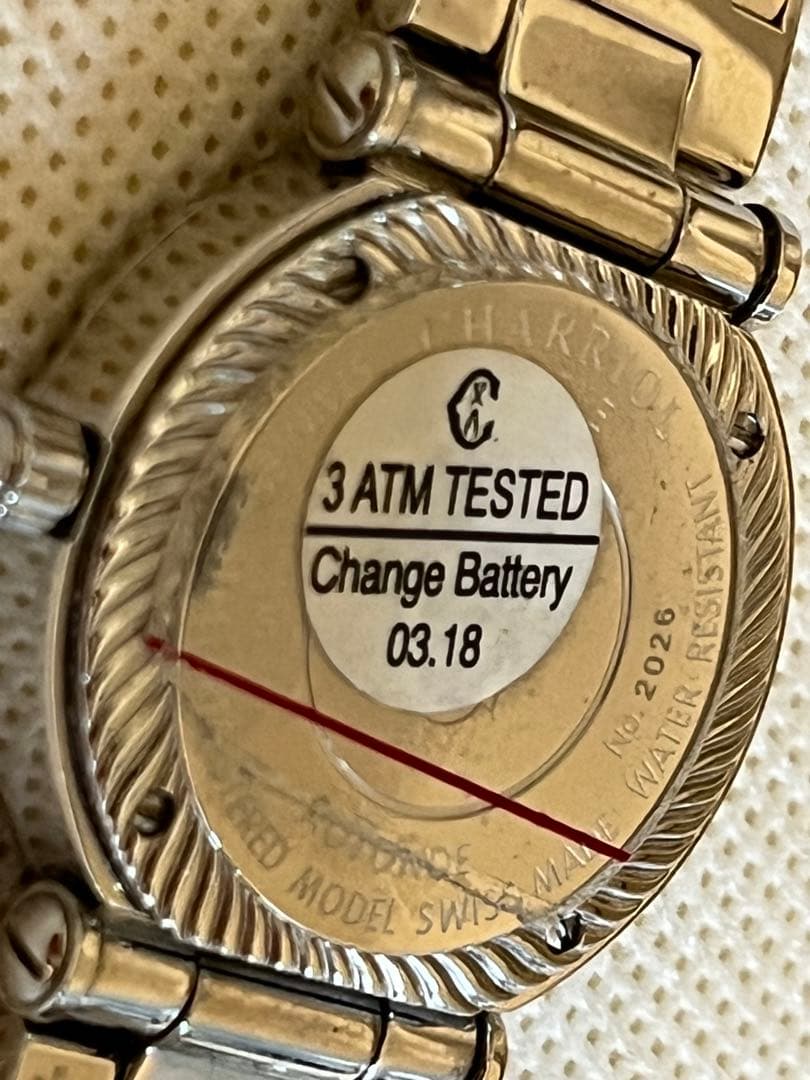 シャリオール　レディス腕時計ロトンシリーズの腕時計　新品未使用品に近い　稼働品