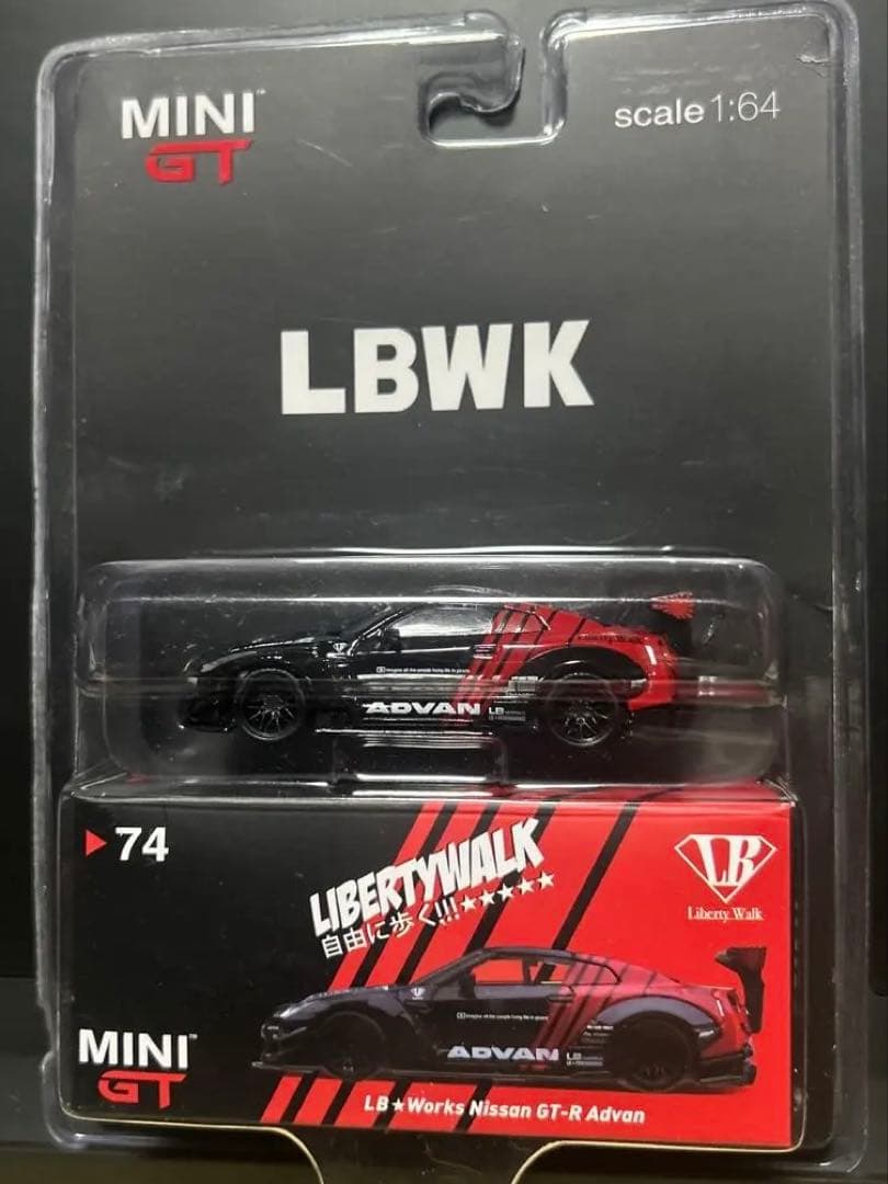 ☆値下　MINI GT LBWK Works Nissan GT-R Advan
