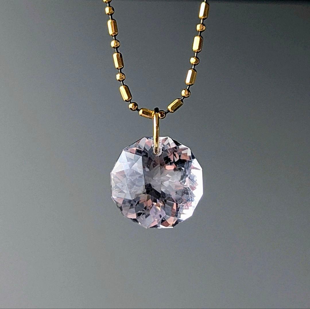♢N♢K18 ベリーライトアメジスト3.82ct ペンダントトップ