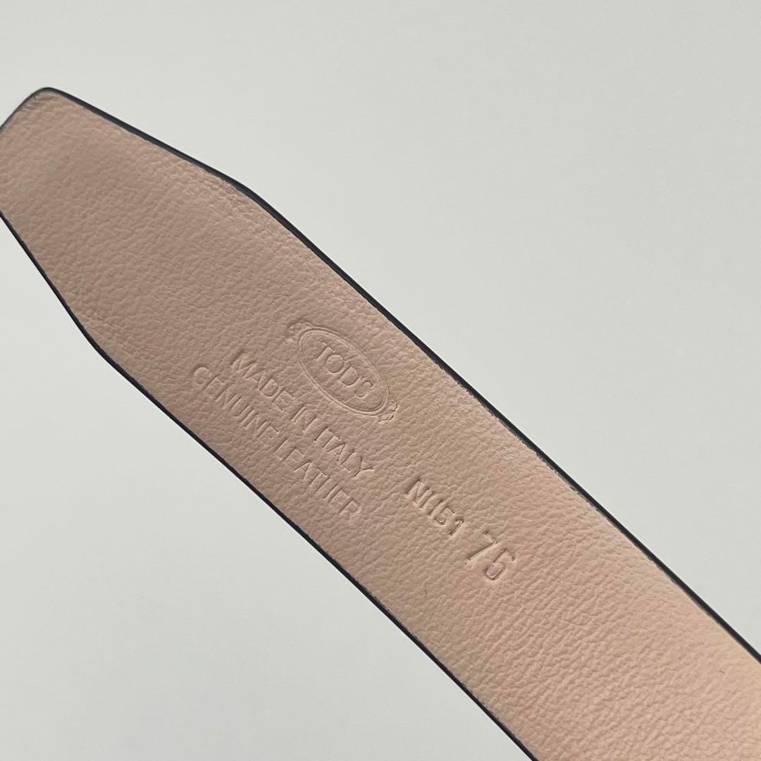 【未使用✨】TOD'S ベルト Tタイムレス リバーシブル ベージュ×黒