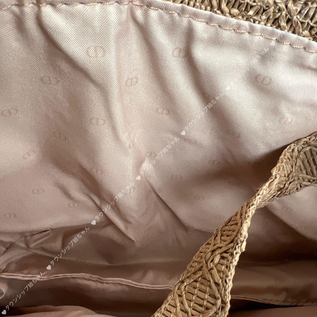 m　ディオール　ノベルティ　ストロー　トートバッグ