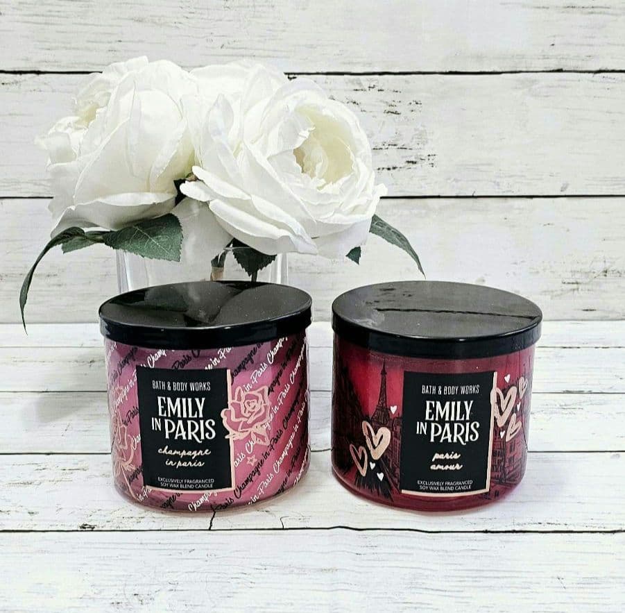 bath&body works　3芯キャンドル ２個セット★オマケ付★