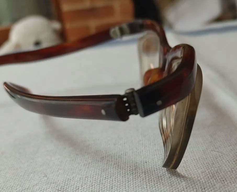 本鼈甲メガネフレーム　ヴィンテージ　イワキにて購入