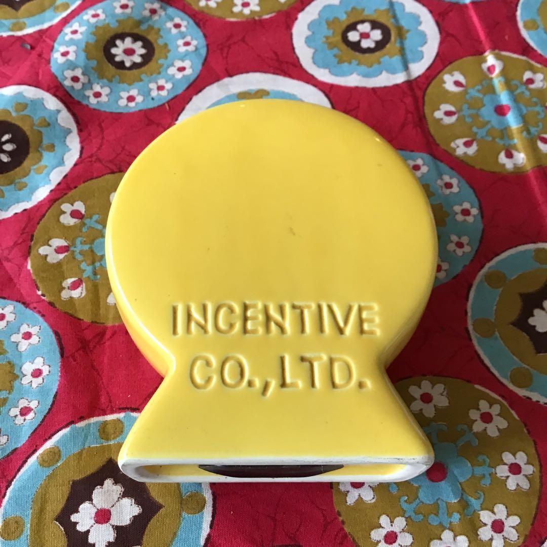 レトロ　ビンテージ　スマイリーフェイス　貯金箱