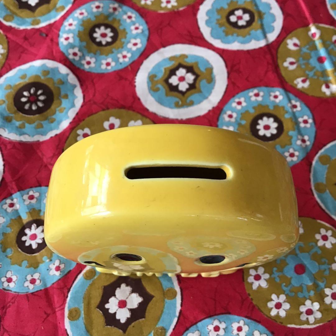 レトロ　ビンテージ　スマイリーフェイス　貯金箱