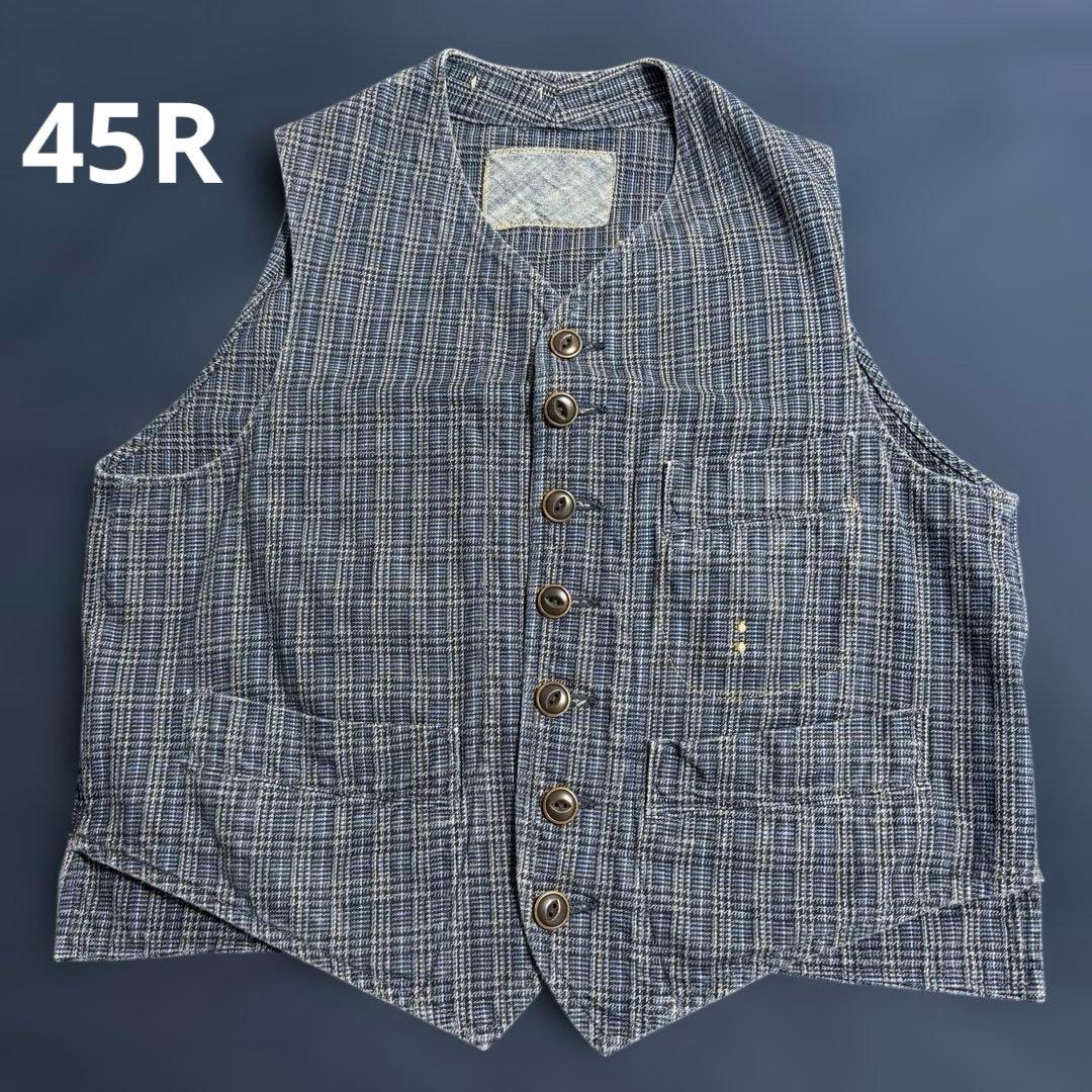 45R コットンツイード ベスト サイズ1