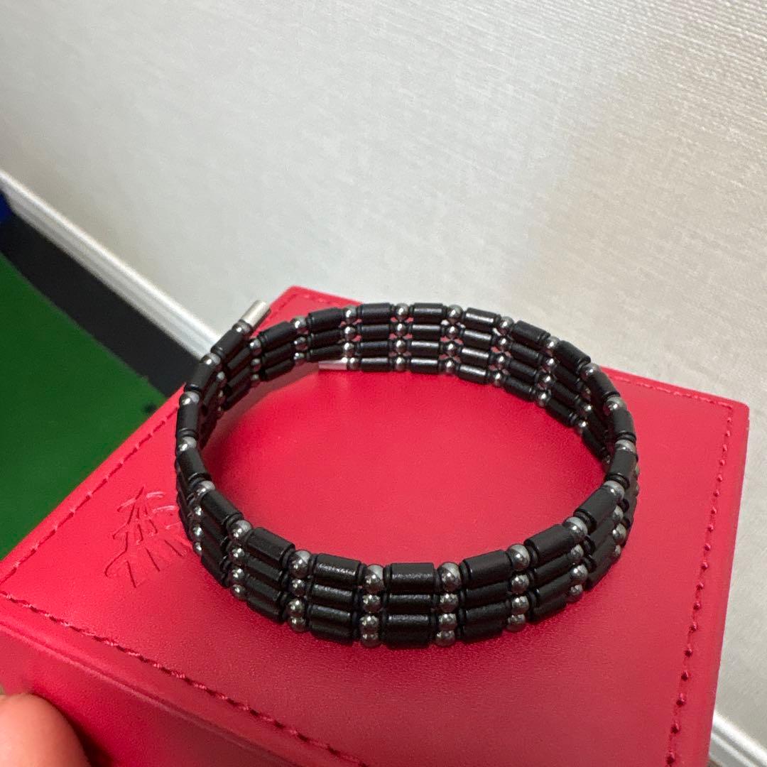 COREFORCE ブラックブレスレット 70cm