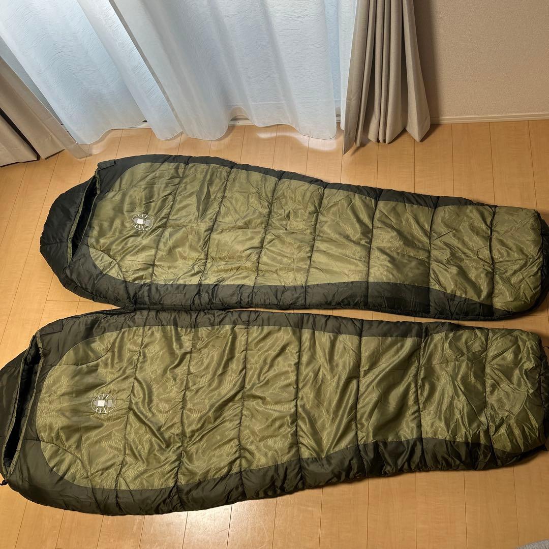 コールマン エクストリームウェザーマミー スリーピングバッグ2個マミー型シュラフ