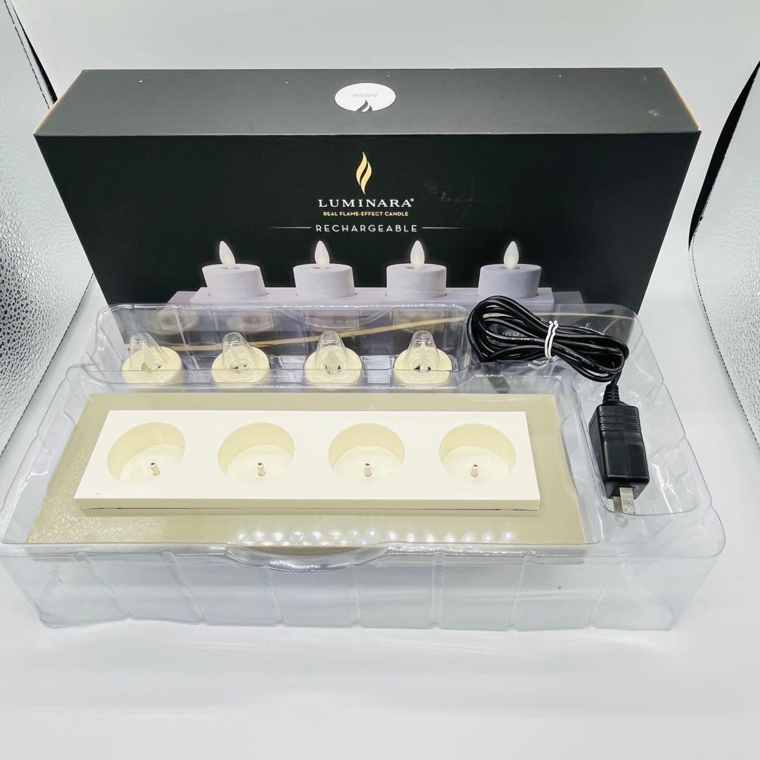 ルミナラ LUMINARA ティーライト 4個入り 充電式 LED キャンドル