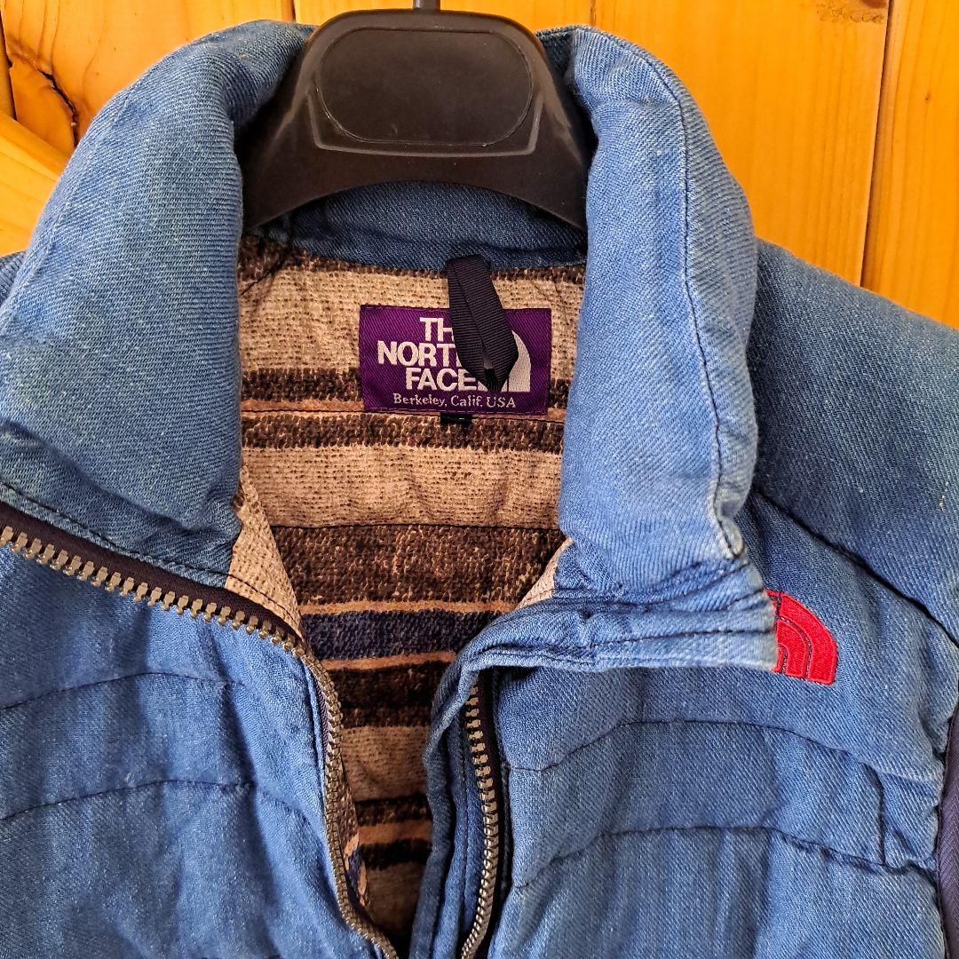 ノースフェイス　パープルレーベルダウンベスト