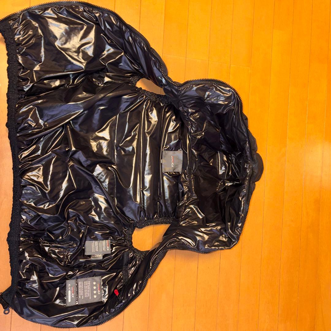 DUVETICA フード付きダウンベスト 48 ブラック