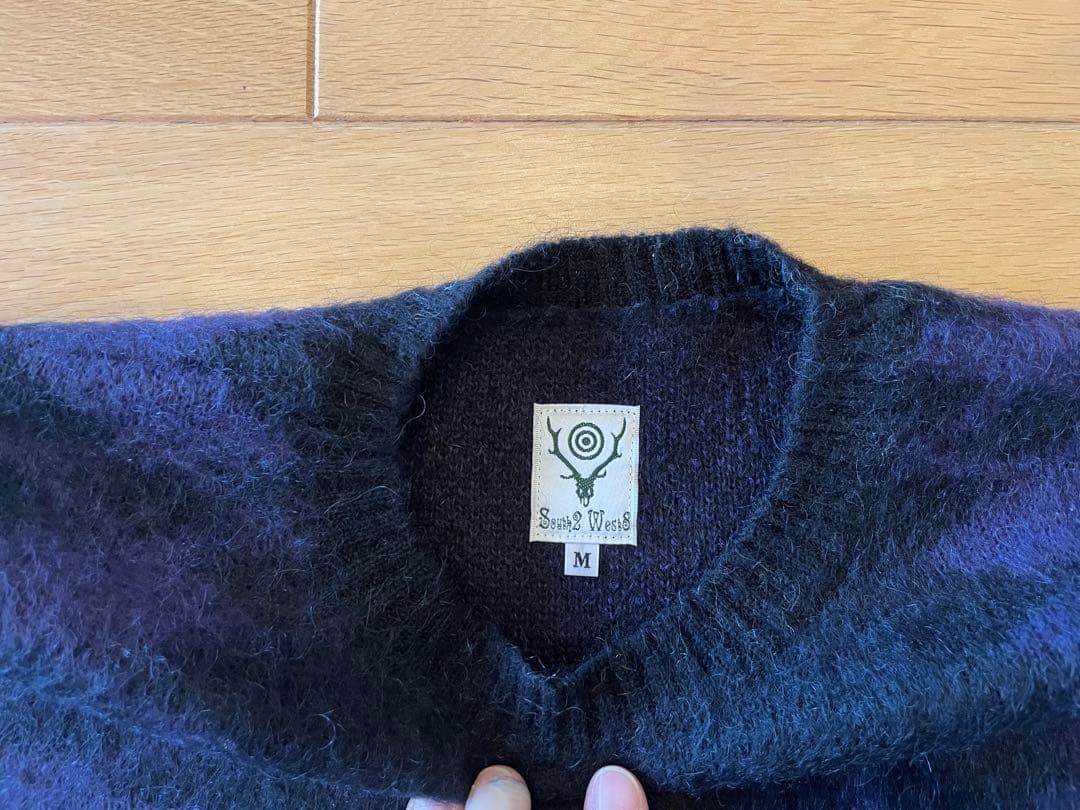 トップス South2 West8 Loose Fit Sweater Black