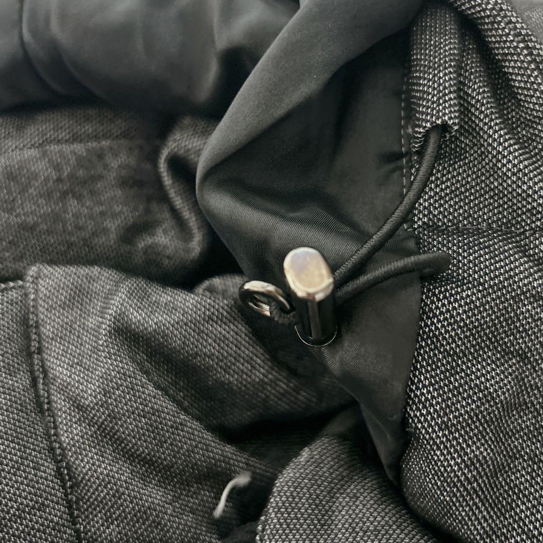 【c6808】FRED PERRY ダウンジャケット グレー