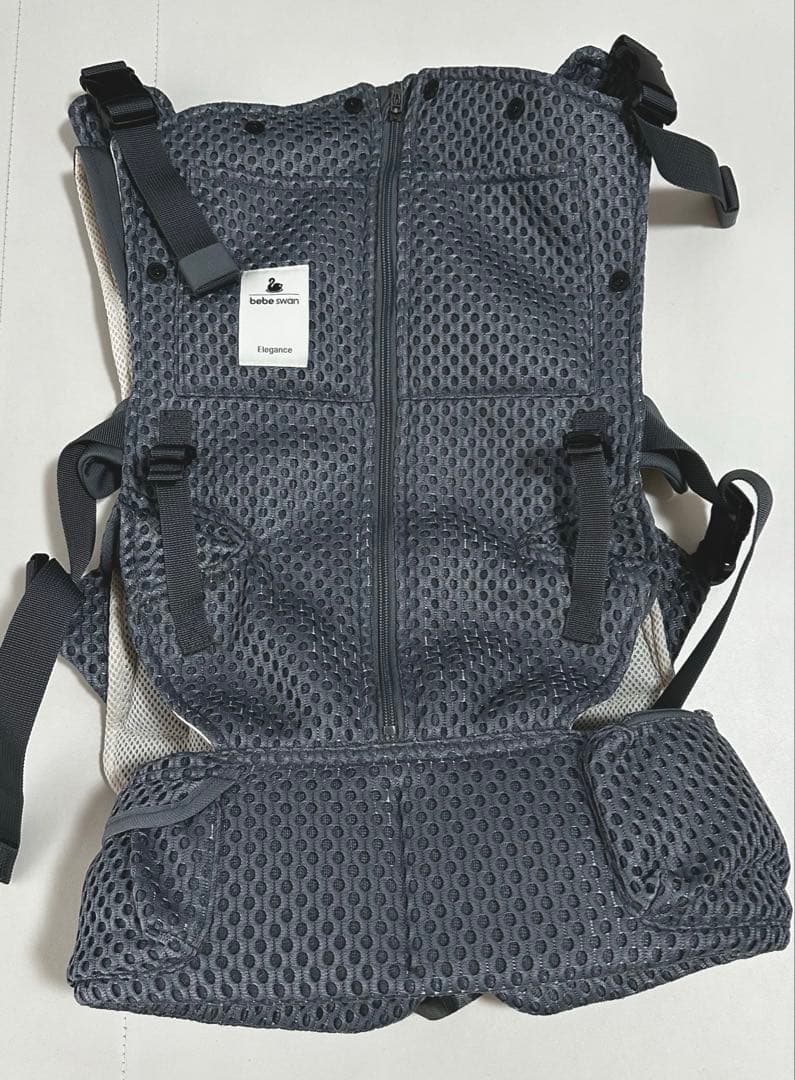 bebe swan ベベスワン　抱っこ紐 チャコールグレー