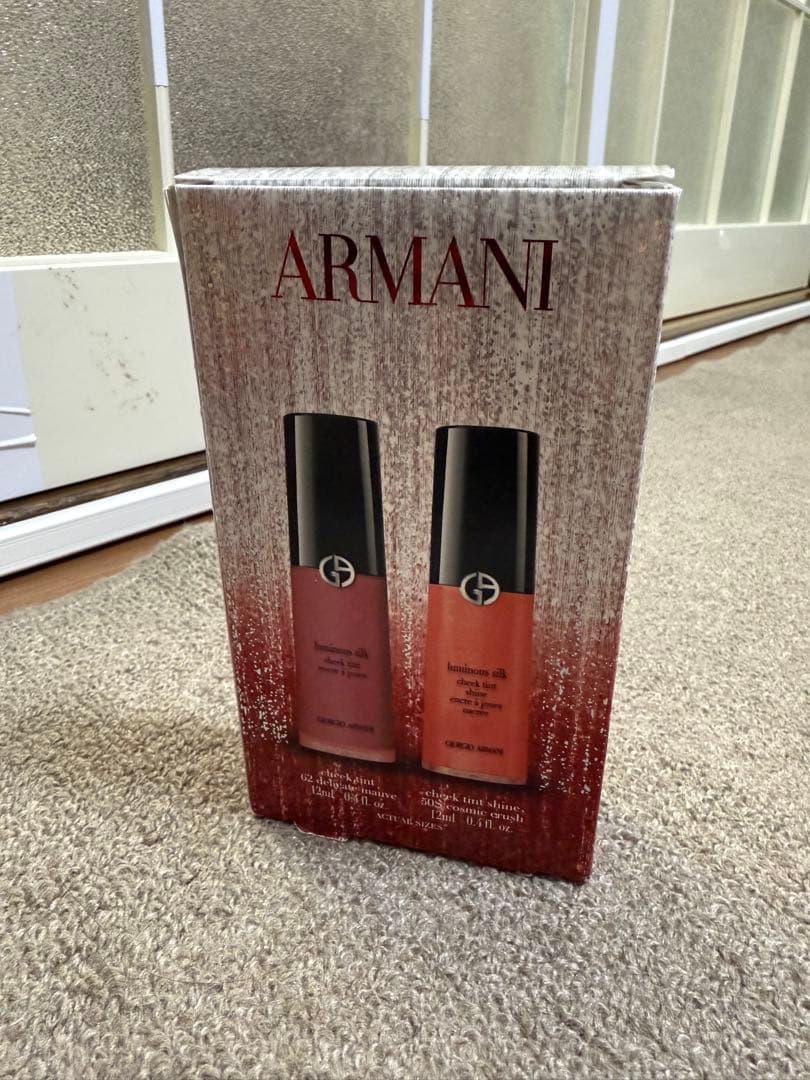 【新品】アルマーニ ルミナスシルク チークティント 2本セット 62 & 50S