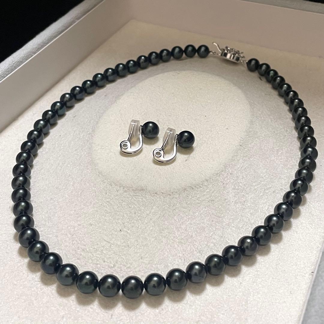 ケース付き専用【2点セット✨美品】あこや本真珠 ネックレス イヤリング 7.0-