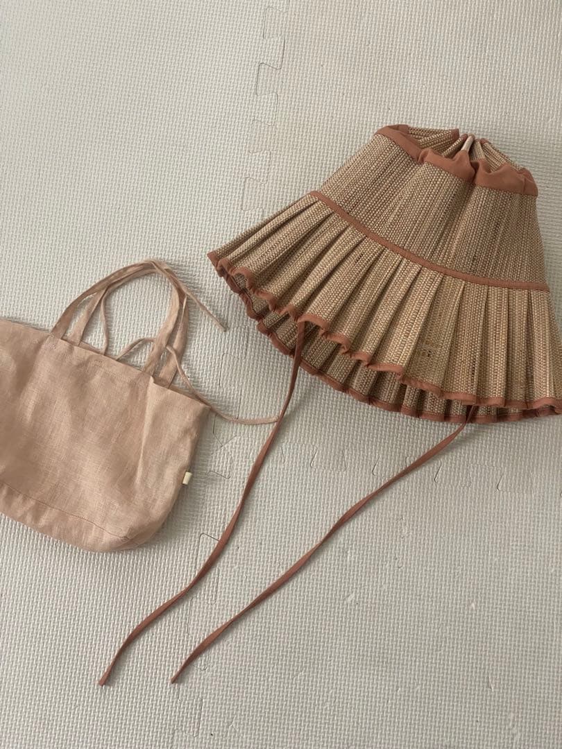 Lorna Murray ハット　ベージュ×ブラウン